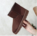 Women Waterproof Boots Dark Brown