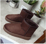 Women Waterproof Boots Dark Brown