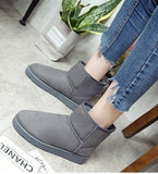 Women Waterproof Boots Grey
