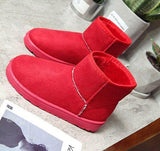 Women Waterproof Boots Red