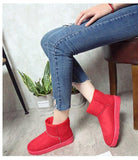 Women Waterproof Boots Red