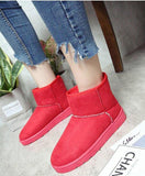 Women Waterproof Boots Red
